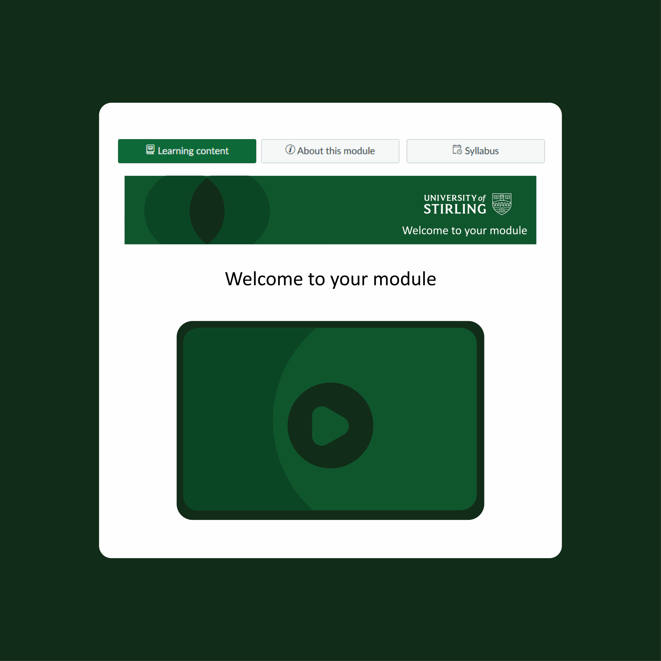 Module homepage